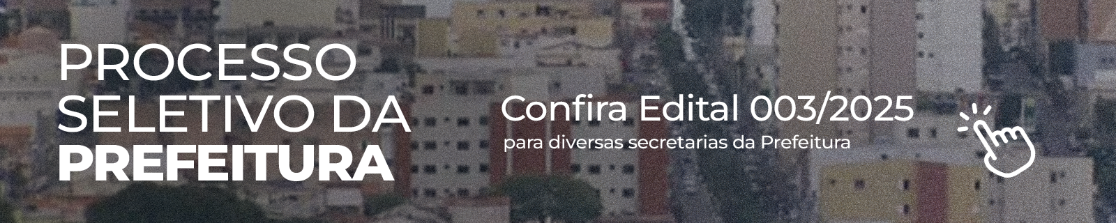 Processo Seletivo Simplificado 003/2025 da Prefeitura de Alfenas